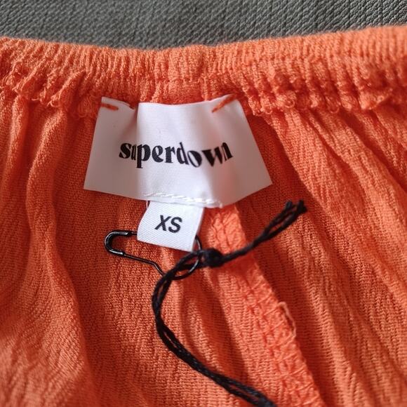 Superdown Ariana Tangerine Halter Maxi Dress XS NWT - Picture 13 of 15